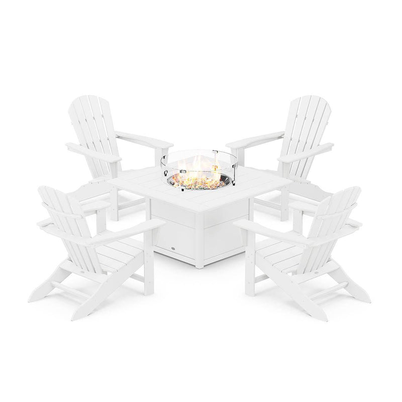 Palm Coast Adirondack 5 Piece Conversation Fire Group - The Great Escape