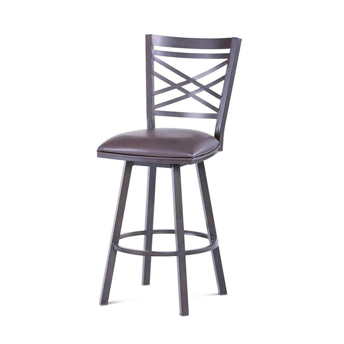 Panama Brown Swivel Stool - The Great Escape