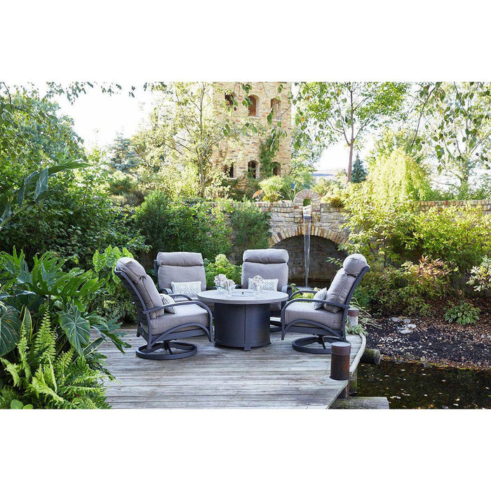 Preston 5 Piece Firepit Chat Group - The Great Escape