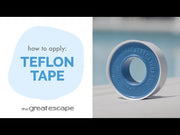 Video Tutorial: Applying Teflon Tape: Achieve Leak-Proof Pool Maintenance Thumbnail - The Great Escape