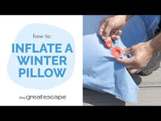 Video Tutorial The Best Way to Inflate a Winter Pool Pillow Thumbnail - The Great Escape