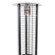 Round Glass Tube 40K BTU Patio Heater - The Great Escape