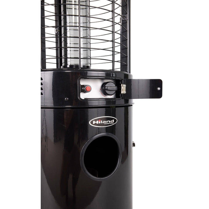 Round Glass Tube 40K BTU Patio Heater - The Great Escape