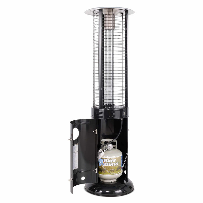 Round Glass Tube 40K BTU Patio Heater - The Great Escape