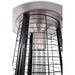 Round Glass Tube 40K BTU Patio Heater - The Great Escape