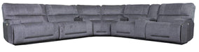 Seville 3 Piece Dual Power Sectional - The Great Escape