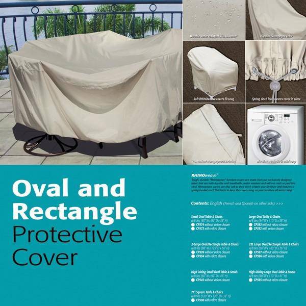 Compact Set Cover Small Oval/Rectangle Complete Set Cover W/ Ties — The Great Escape