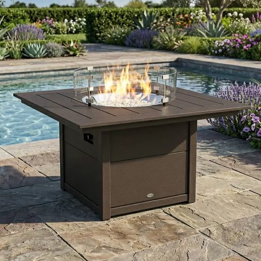 42" Square Fire Pit Table - The Great Escape
