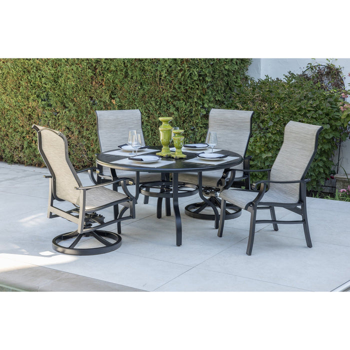 Stirling 5 Piece Ebony Dining Group