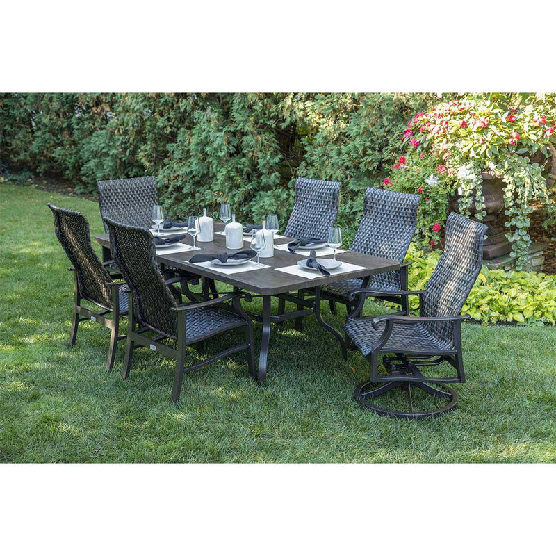 Stirling 7 Piece Woven Dining Group - The Great Escape