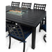 Stratford 9 Piece Dining Firepit Group - The Great Escape