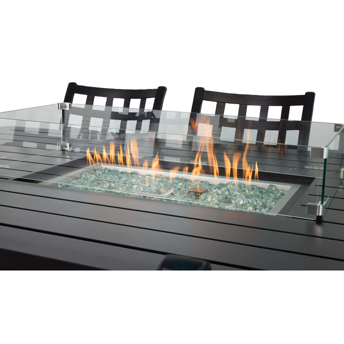 Stratford 9 Piece Dining Firepit Group - The Great Escape