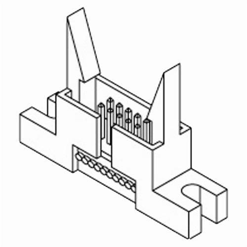 SUNDANCE® MALE RIBBON CONNECTOR CABLE SHORT LATCH - The Great Escape