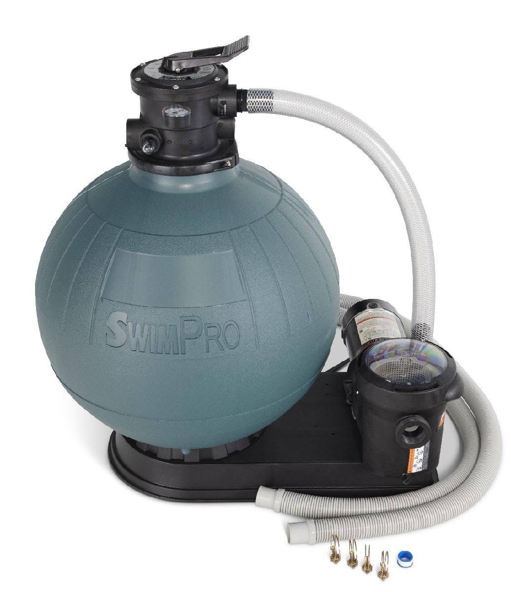 Swimpro 256T W/ 2.0 HP 2SPD Twist Lock Pump, Base, Fittings
