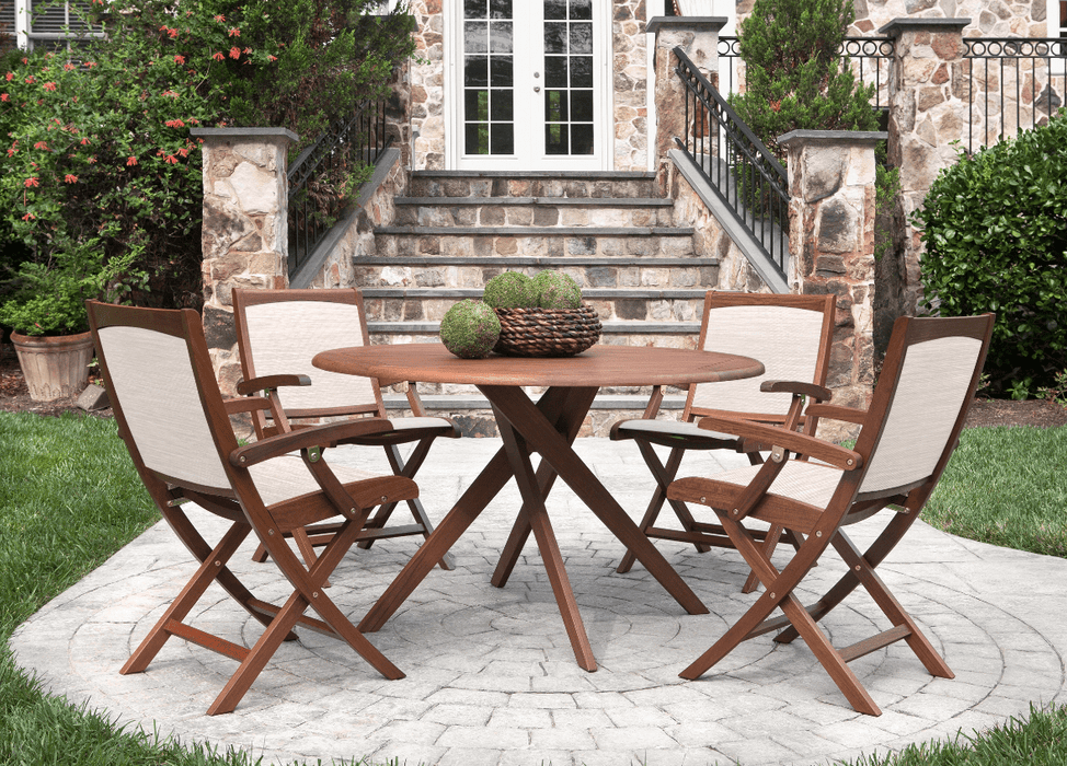 Topaz 3 Piece Folding Dining Group - The Great Escape