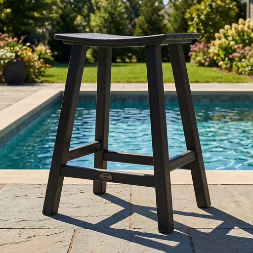Traditional Saddle Counter Height Stool - The Great Escape