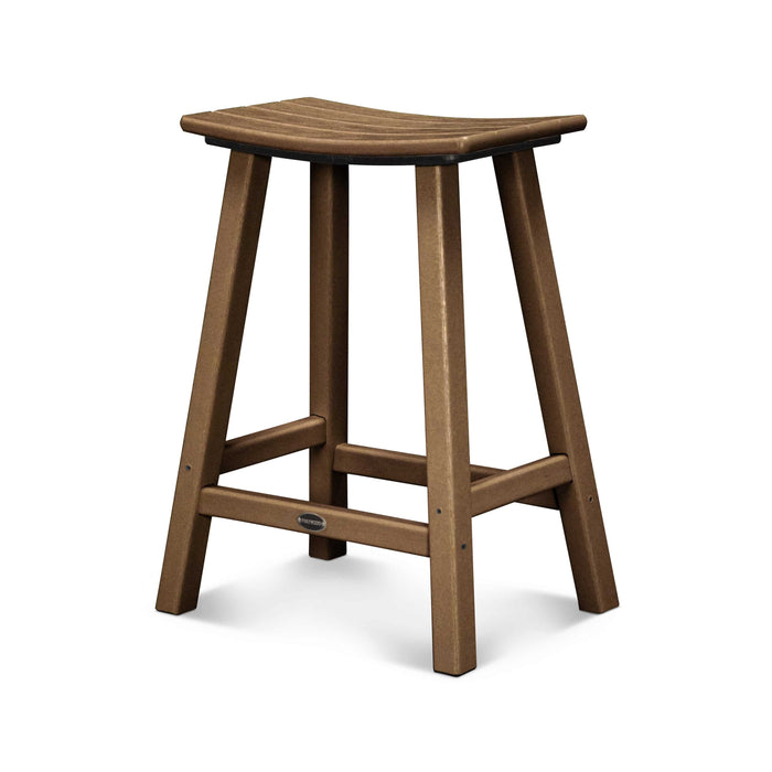 Traditional Saddle Counter Height Stool - The Great Escape