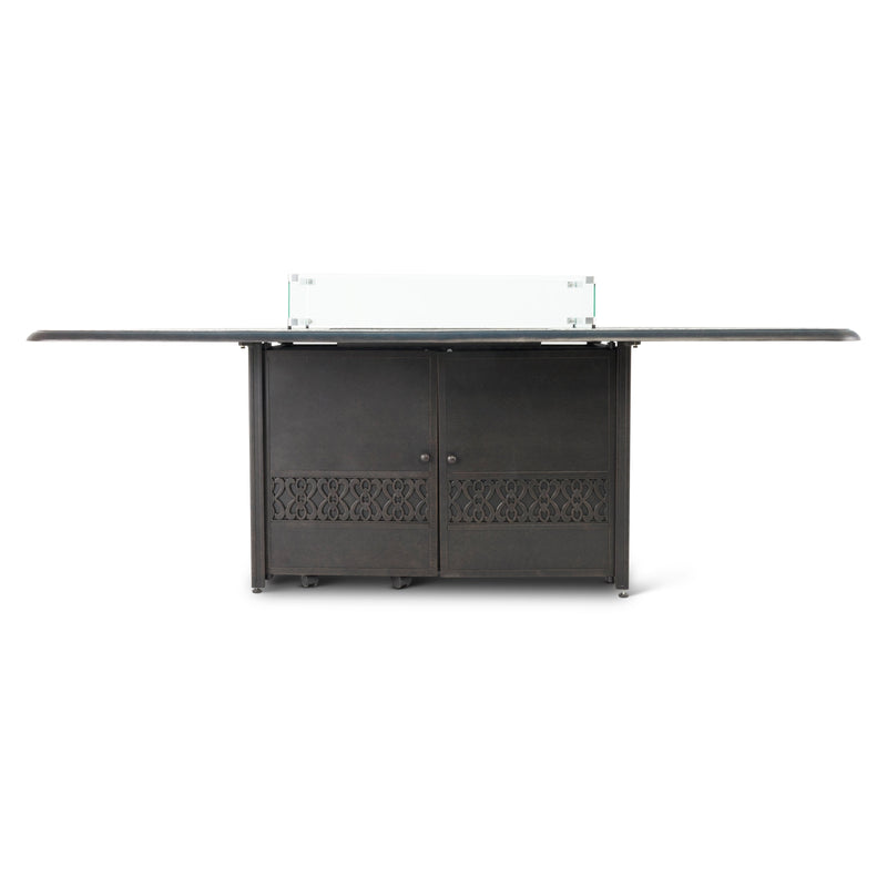 Turin 9 Piece Dining Firepit Group - The Great Escape