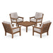 Vineyard 5 Piece Conversation Set - The Great Escape