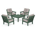 Vineyard 5 Piece Conversation Set - The Great Escape