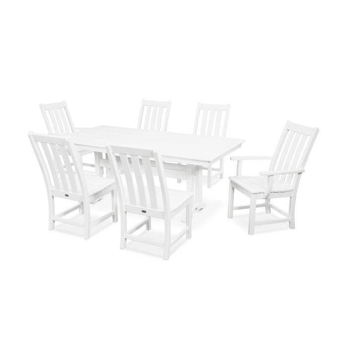 Vineyard 7 Piece Farmhouse Dining Set - The Great Escape