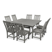 Vineyard 9 Piece Farmhouse Trestle Dining Set - The Great Escape