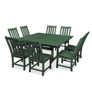 Vineyard 9 Piece Farmhouse Trestle Dining Set - The Great Escape