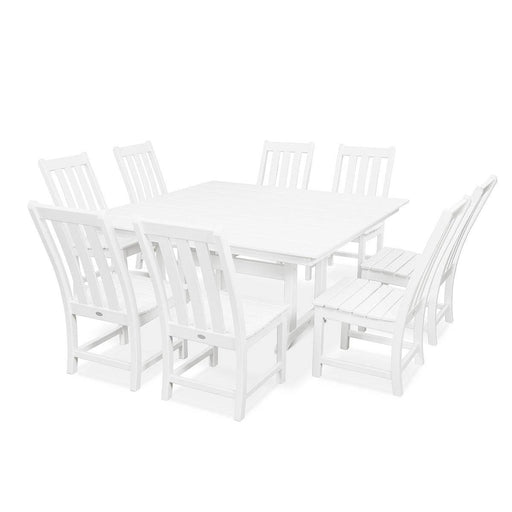Vineyard 9 Piece Farmhouse Trestle Dining Set - The Great Escape