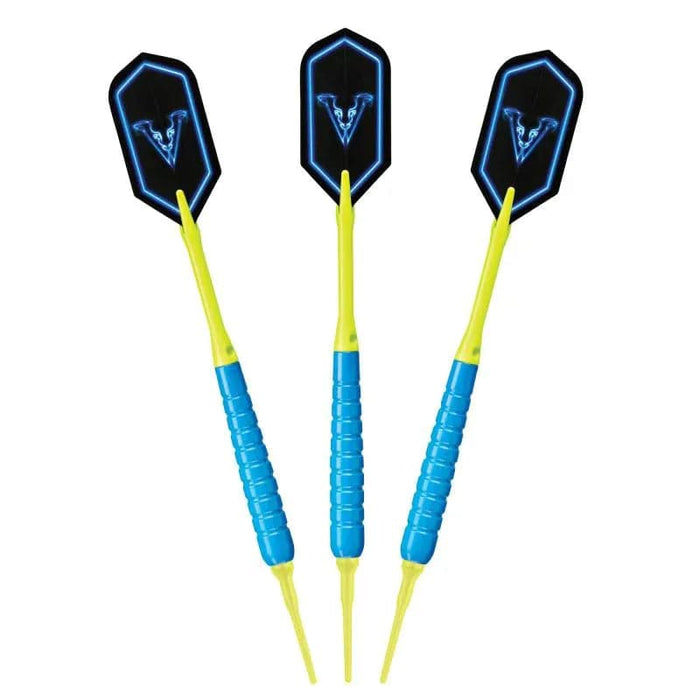 Viper V Glow Yellow / Blue Soft Tip Darts - The Great Escape