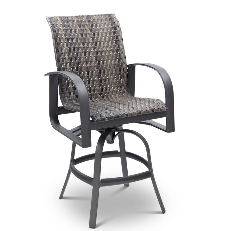 Wakefield Woven Swivel Barstool - The Great Escape