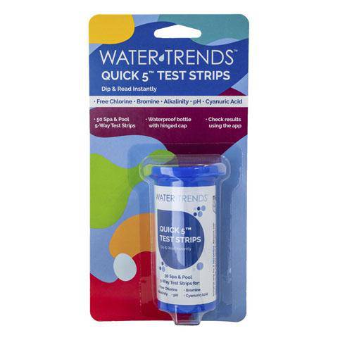 Water Trends 5 In 1 Test Strips 50-Pack - The Great Escape