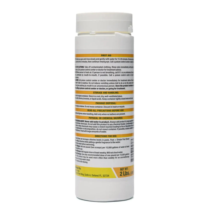 1 lb. Of WATER TRENDS Lemon Verbena Scented Pool Shock
