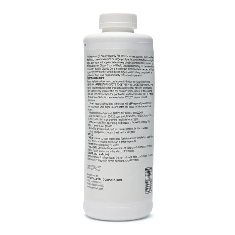 1 Quart Of WATER TRENDS Cloudy Cure - The Great Escape