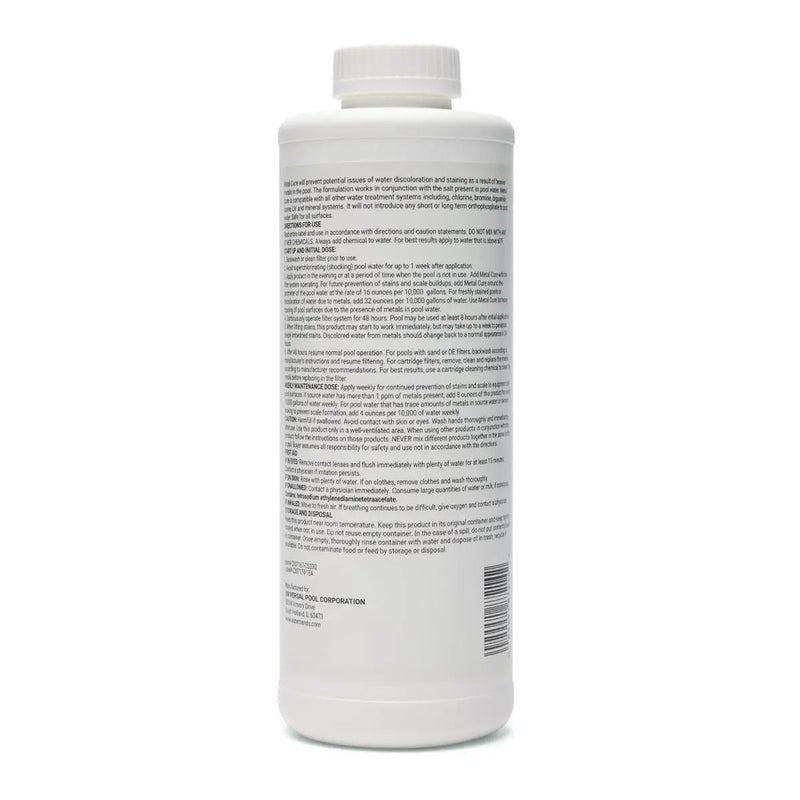 1 Quart Of WATER TRENDS Metal Cure - The Great Escape