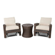 Arcadia 3 Piece Recliner Group - Dark Brown - WaterTrendsStore - 43413