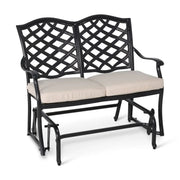 Hanley Cast Double Glider W/ Cushion - WaterTrendsStore - Flax - 17563