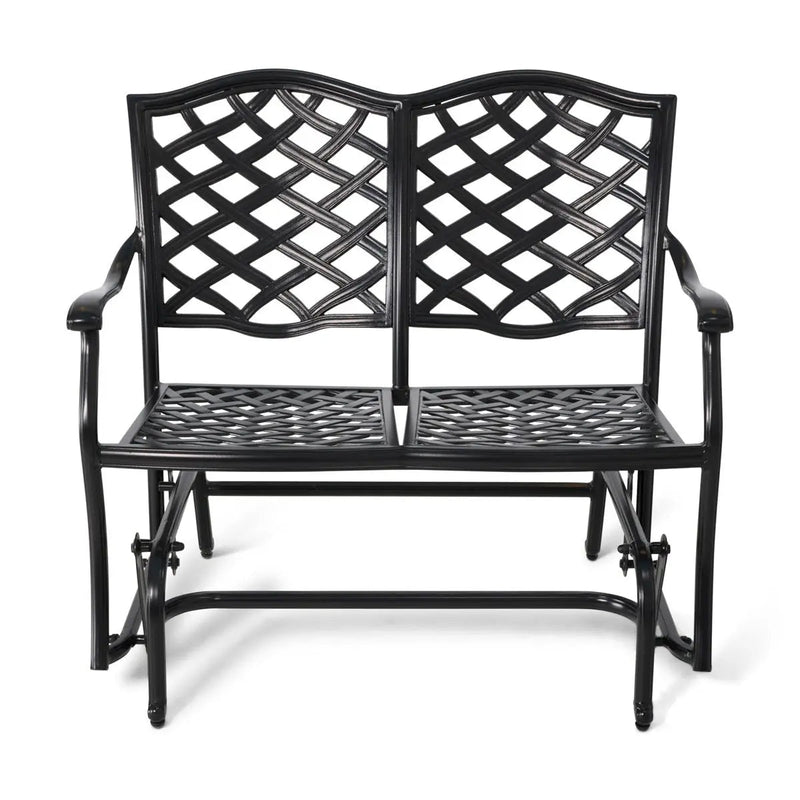 Hanley Cast Double Glider W/ Cushion - WaterTrendsStore - Flax - 17563