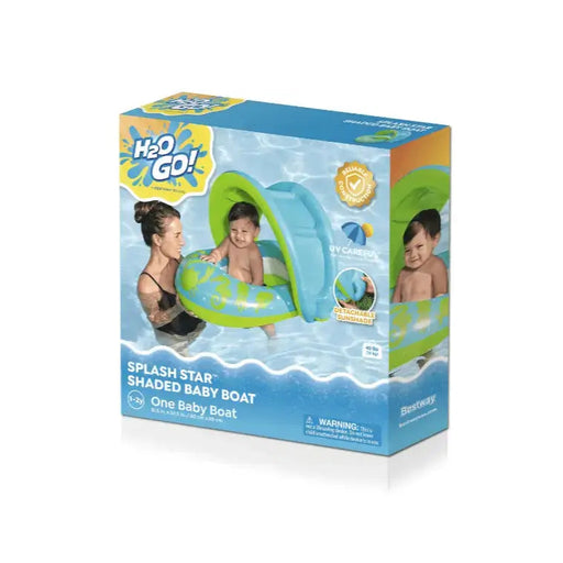 Splash Star Inflatable Shaded Baby Float - WaterTrendsStore - Blue/Green - 3090