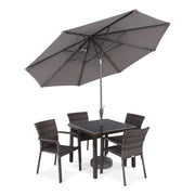 St. Kitts 5 Piece Woven Dining Group - WaterTrendsStore - 85065