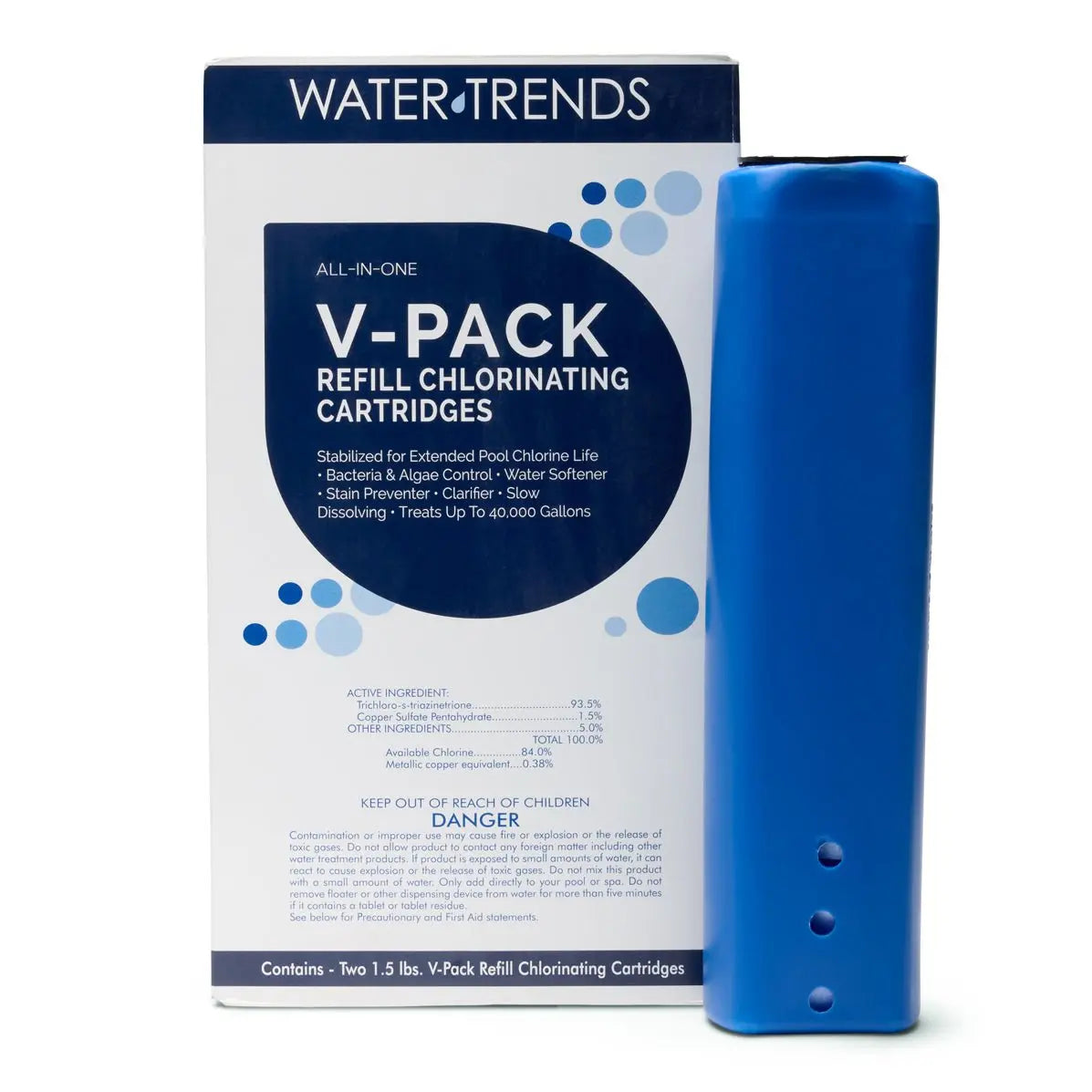 WATER TRENDS V-PACK 6-in-1 Power Tabs (2 Pack) - Chlorine