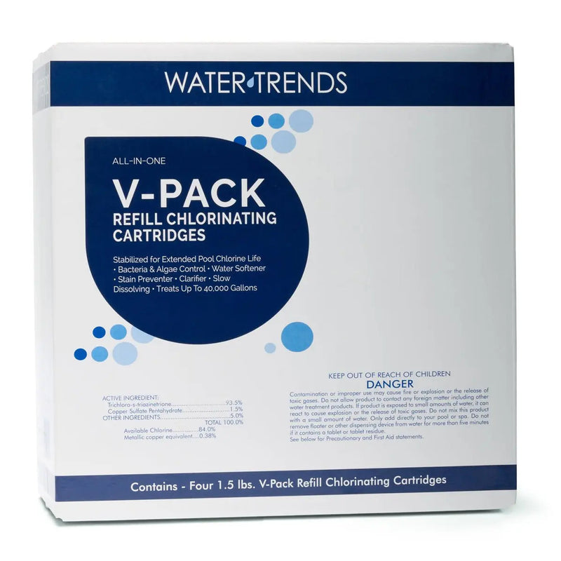 WATER TRENDS V-PACK 6-in-1 Power Tabs (4 Pack) - The Great Escape