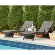 Waveland Woven Chaise Lounges (2 Pack) - The Great Escape