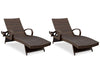 Waveland Woven Chaise Lounges (2 Pack) - The Great Escape