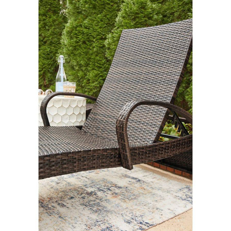 Waveland Woven Chaise Lounges (2 Pack) - The Great Escape
